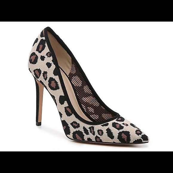 Mix No. 6 Shoes - Danyah pump Light Brown/Black Leopard print Fabric